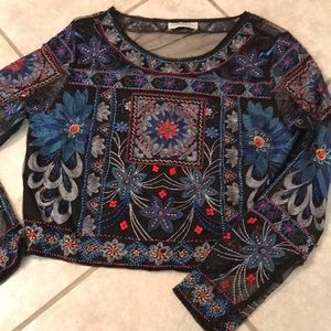 Zara woman crop top